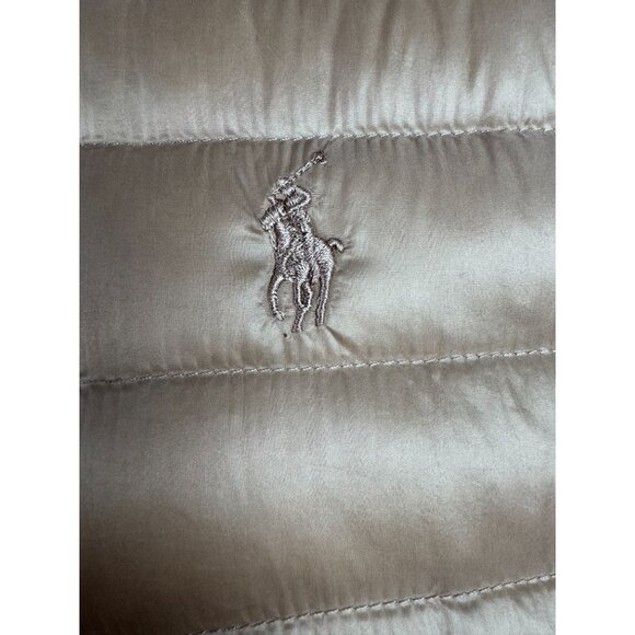 Polo Ralph Lauren Lightweight Packable Down Vest Gold Quilted Outdoor Layer - Picture 4 of 16
